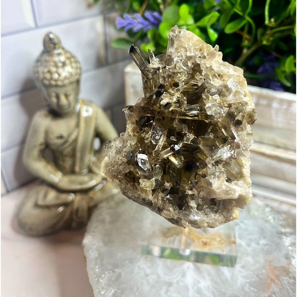 Stunning Smokey Quartz Cluster Rock Gem